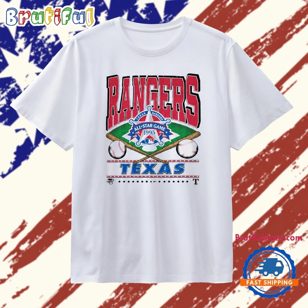 Texas Rangers 1995 All Star Game Retro MLB T Shirt Texas Rangers 1995 All Star Game Retro MLB T Shirt