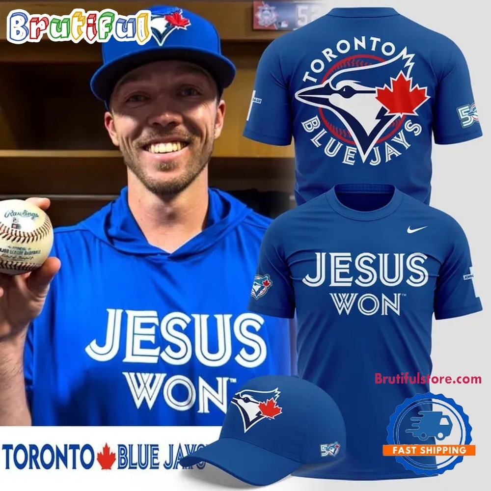 Toronto Blue Jays x JESUS WON 2026 T Shirt Toronto Blue Jays x JESUS WON 2026 T Shirt