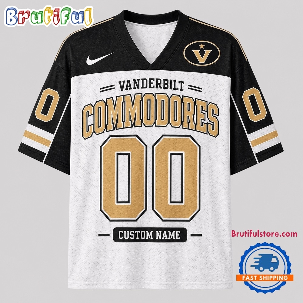 Vanderbilt Commodores NCAA College Team Pride Personalized Football jersey Vanderbilt Commodores NCAA College Team Pride Personalized Football jersey