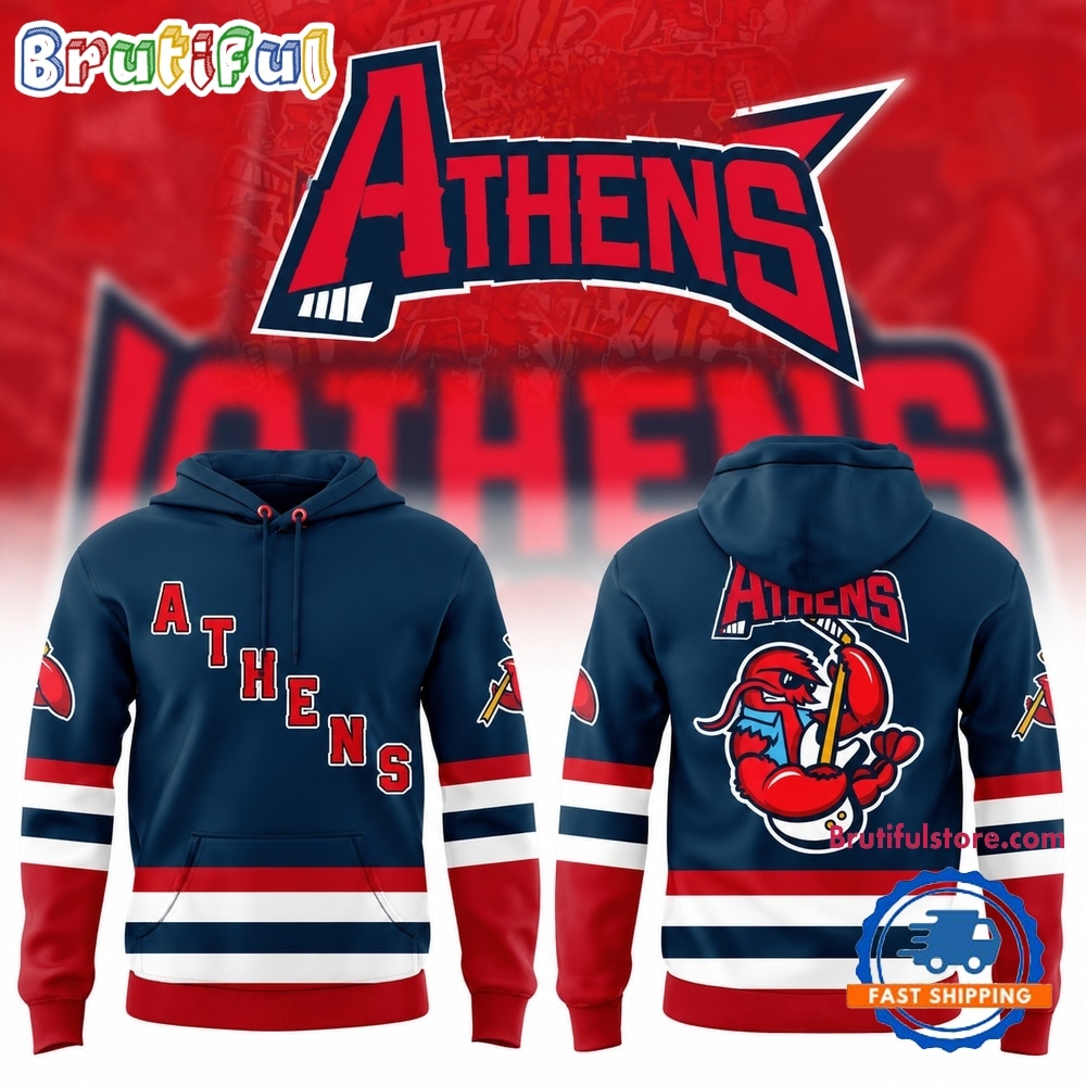 Athens Rock Lobsters Sublimated Shersey 2026 Limited Edition Hoodie Athens Rock Lobsters Sublimated Shersey 2026 Limited Edition Hoodie