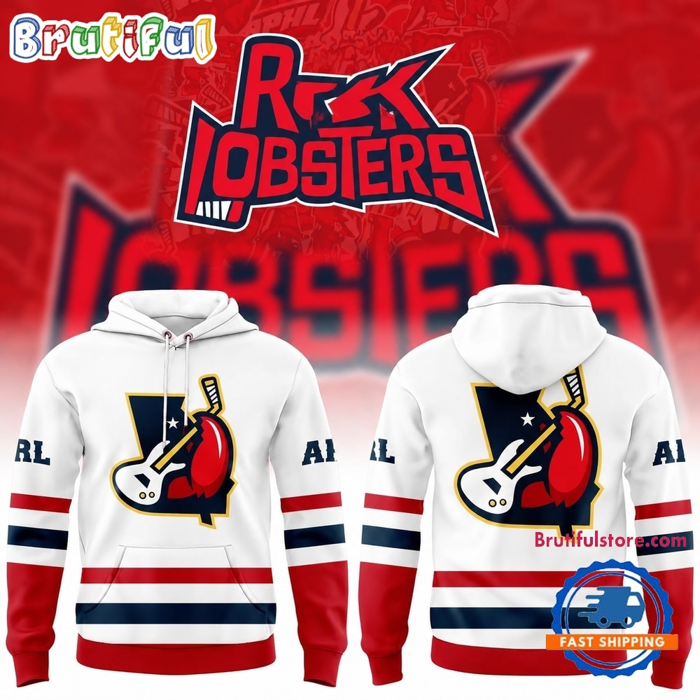 Athens Rock Lobsters Sublimated Shersey 2026 White Hoodie Athens Rock Lobsters Sublimated Shersey 2026 White Hoodie