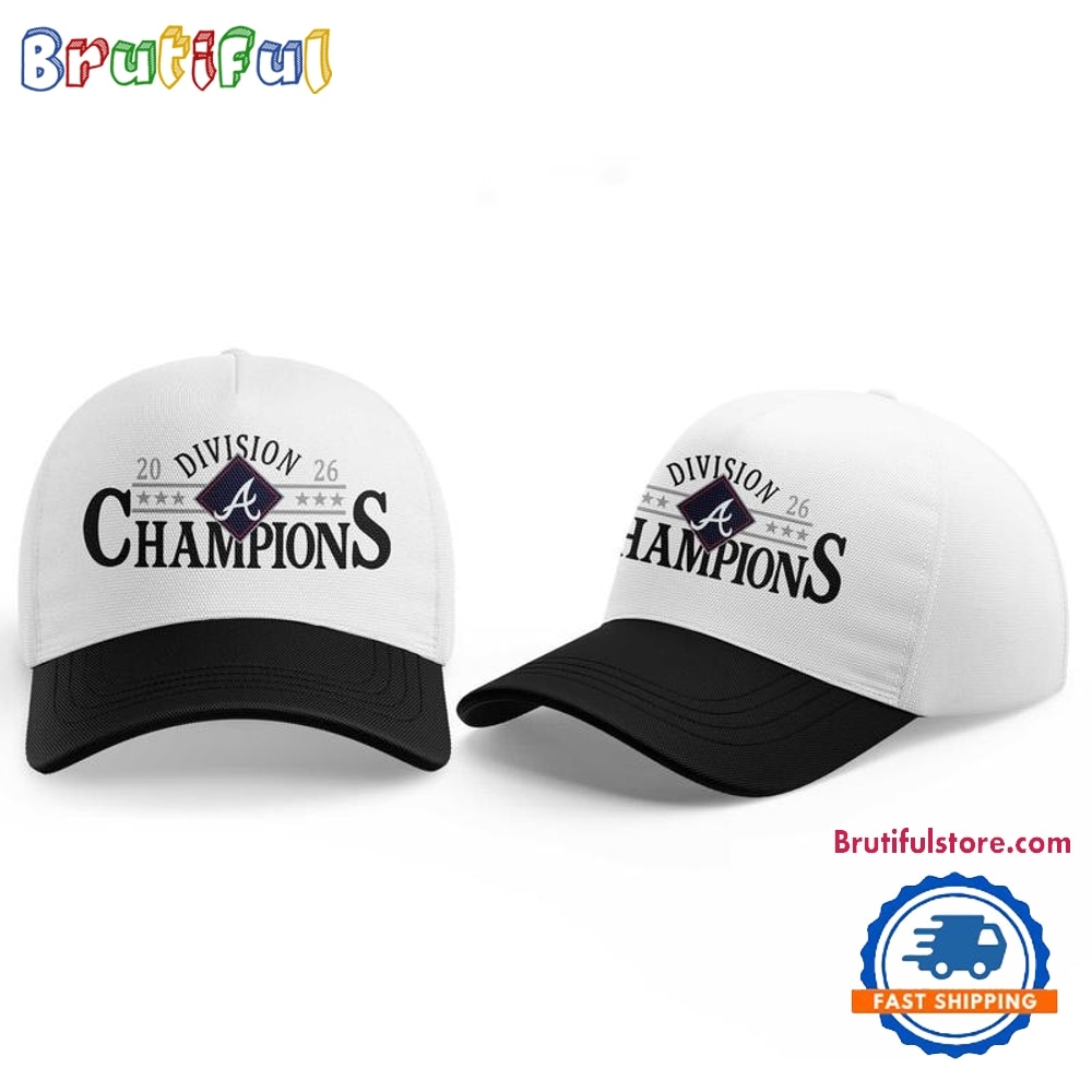 Atlanta Braves 2026 NL East Division Champions Baseball Cap Atlanta Braves 2026 NL East Division Champions Baseball Cap