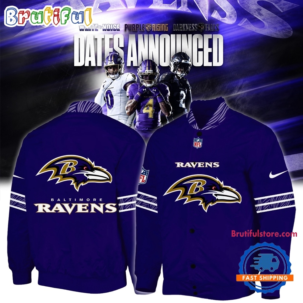 Baltimore Ravens 2026 NFL Rivalries Bomber Jacket Baltimore Ravens 2026 NFL Rivalries Bomber Jacket