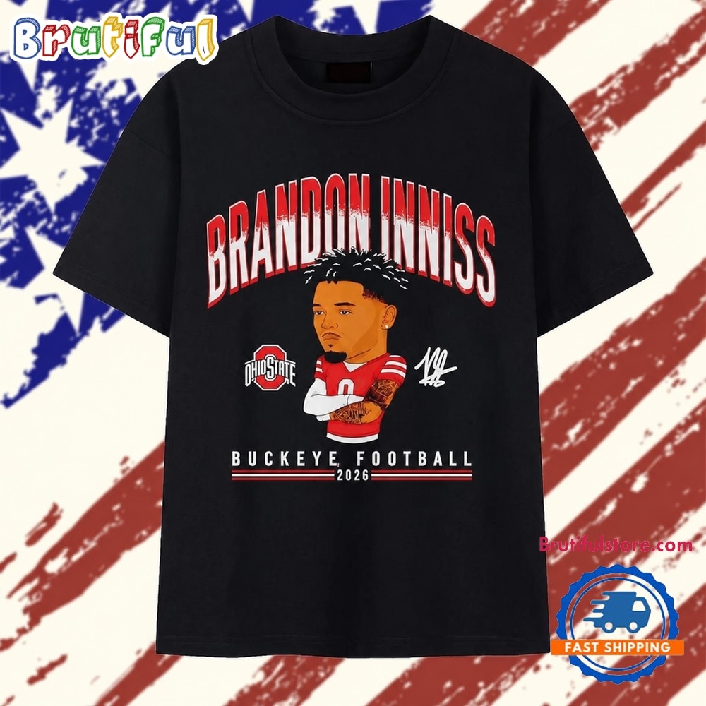 Brandon Inniss Ohio State Black Exclusive T Shirt Brandon Inniss Ohio State Black Exclusive T Shirt