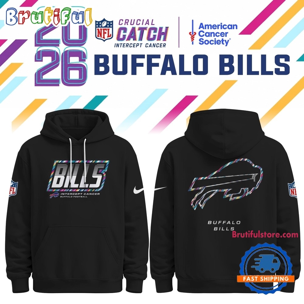 Buffalo Bills NFL Crucial Catch 2026 Limited Edition Black Hoodie Shirt Buffalo Bills NFL Crucial Catch 2026 Limited Edition Black Hoodie Shirt