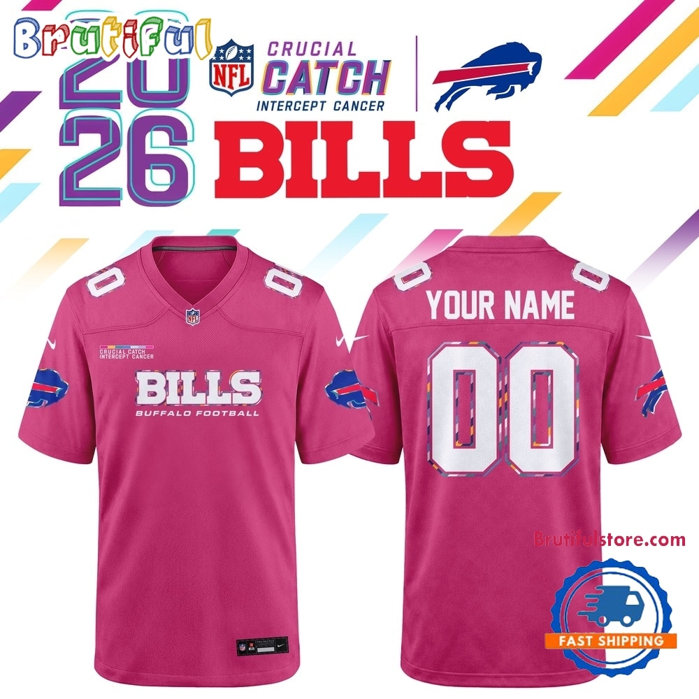 Buffalo Bills NFL Crucial Catch 2026 Pink Limited Edition Football Jersey Buffalo Bills NFL Crucial Catch 2026 Pink Limited Edition Football Jersey