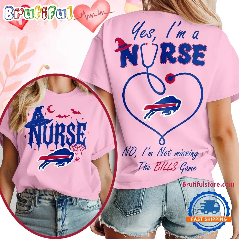 Buffalo Bills NFL Night Shift Never Misses Game Day Halloween Nurse Unisex 3D Shirt Buffalo Bills NFL Night Shift Never Misses Game Day Halloween Nurse Unisex 3D Shirt