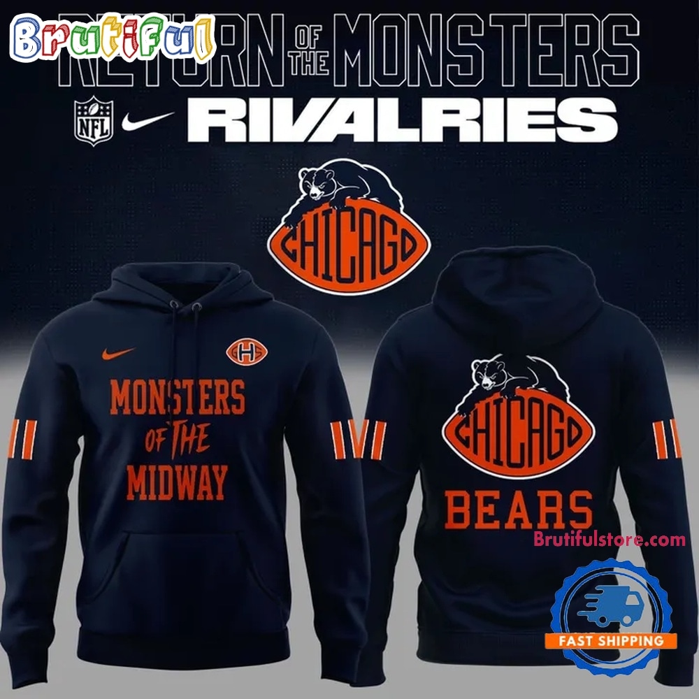 Chicago Bears NFL Rivalries Return Of The Monsters 2026 Hoodie Chicago Bears NFL Rivalries Return Of The Monsters 2026 Hoodie