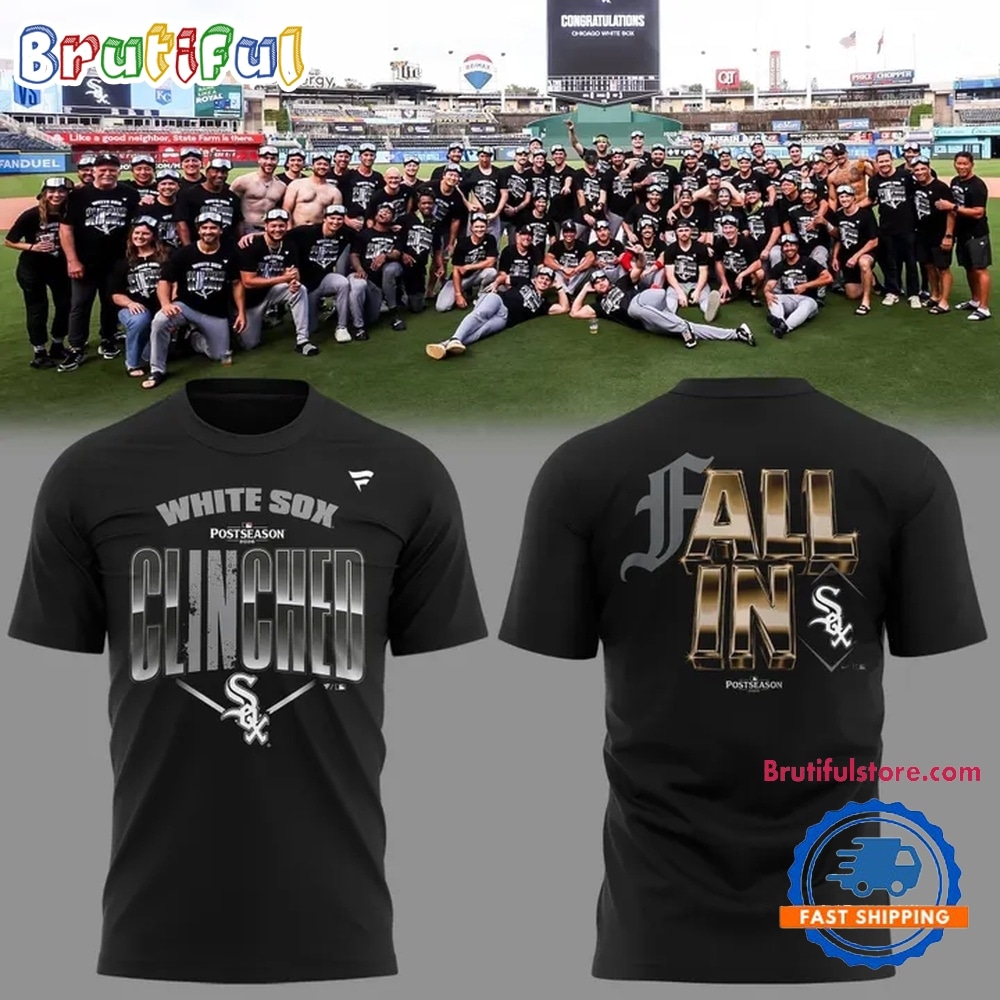 Chicago White Sox 2026 MLB Postseason Fall In Sox T Shirt Chicago White Sox 2026 MLB Postseason Fall In Sox T Shirt