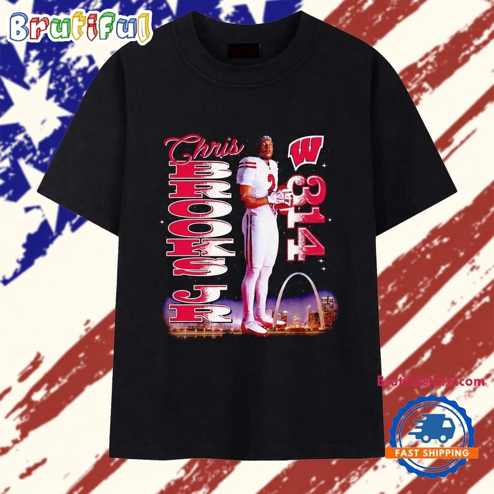 Chris Brooks Jr St Louis 314 Football T Shirt Chris Brooks Jr St Louis 314 Football T Shirt
