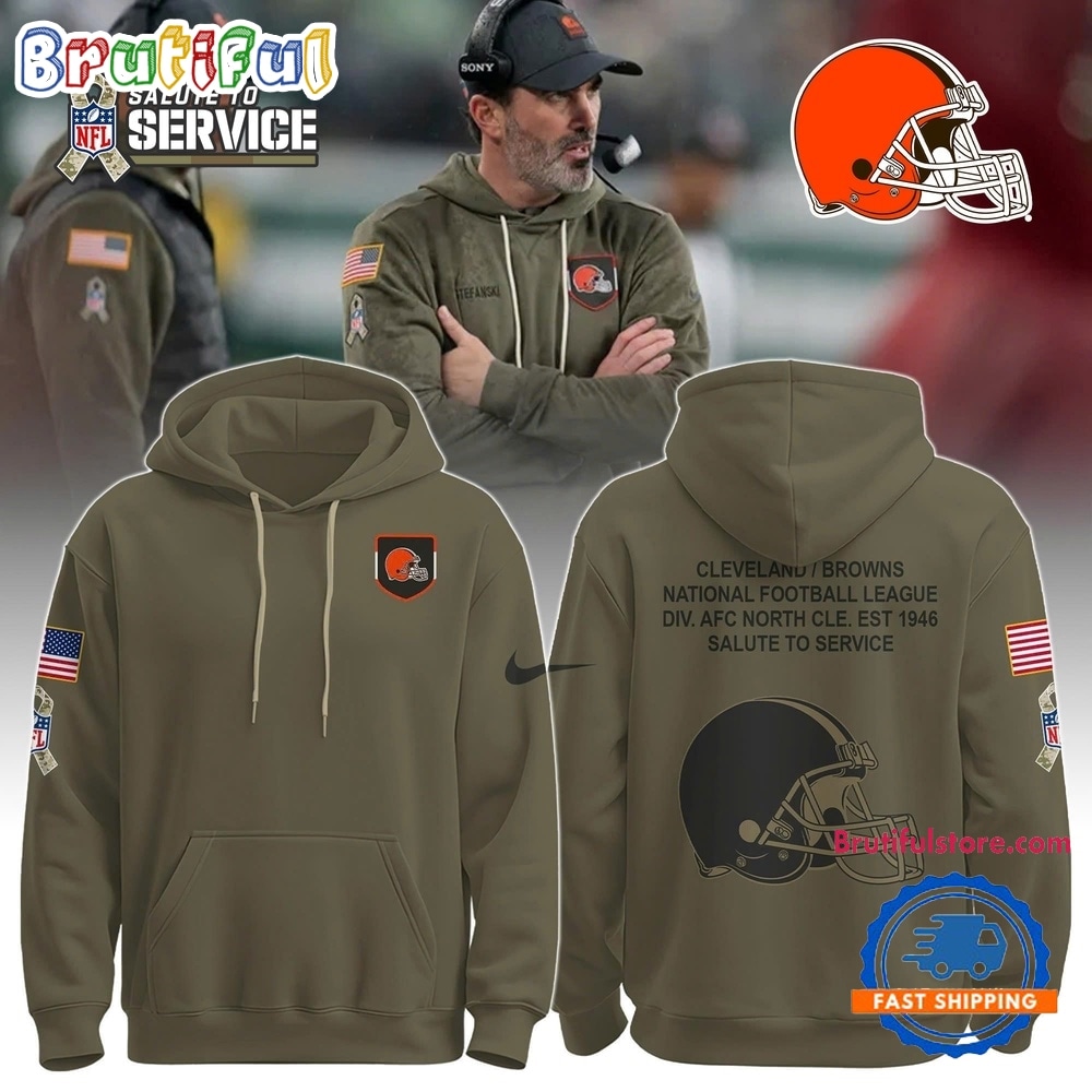 Cleveland Browns NFL Salute To Service 2026 Limited Edition Hoodie Cleveland Browns NFL Salute To Service 2026 Limited Edition Hoodie