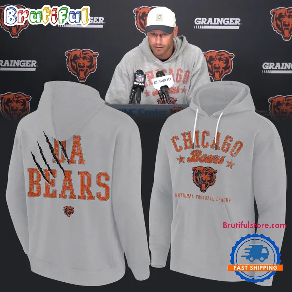 Coach Johnson Chicago Bears 2026 NFL New Design Hoodie Coach Johnson Chicago Bears 2026 NFL New Design Hoodie