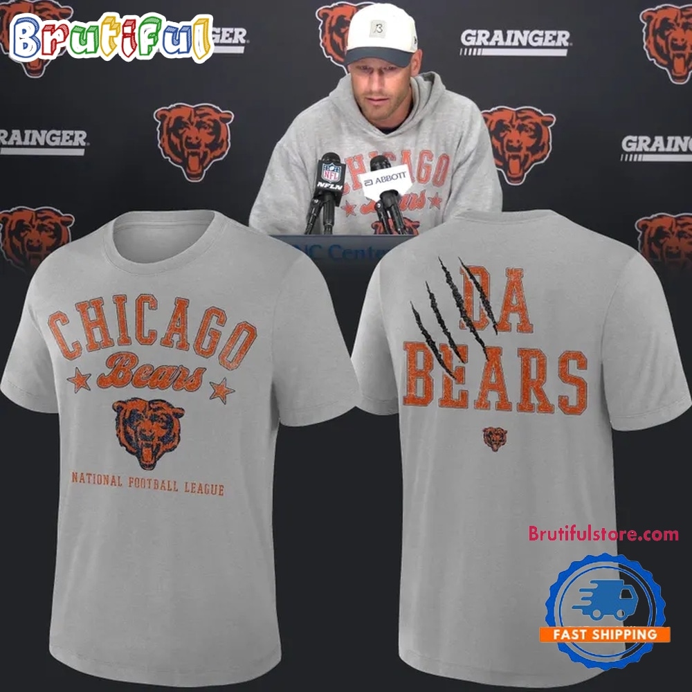 Coach Johnson Chicago Bears 2026 NFL New Design T Shirt Coach Johnson Chicago Bears 2026 NFL New Design T Shirt