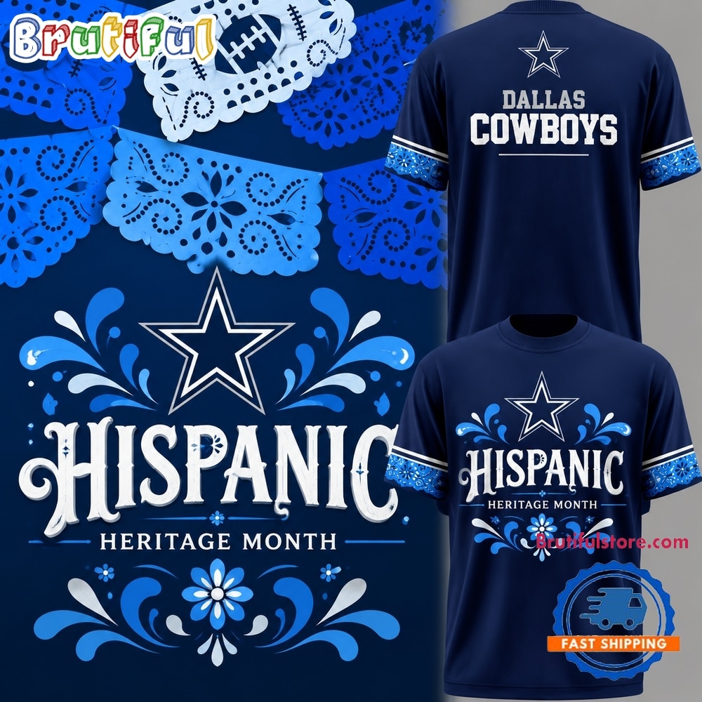 Dallas Cowboys Hispanic Heritage Month 2026 T Shirt Dallas Cowboys Hispanic Heritage Month 2026 T Shirt