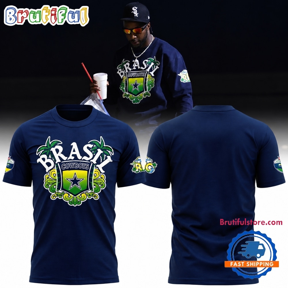 Dallas Cowboys NFL Rio de Janeiro Brazil Game 2026 Blue T Shirt Dallas Cowboys NFL Rio de Janeiro Brazil Game 2026 Blue T Shirt