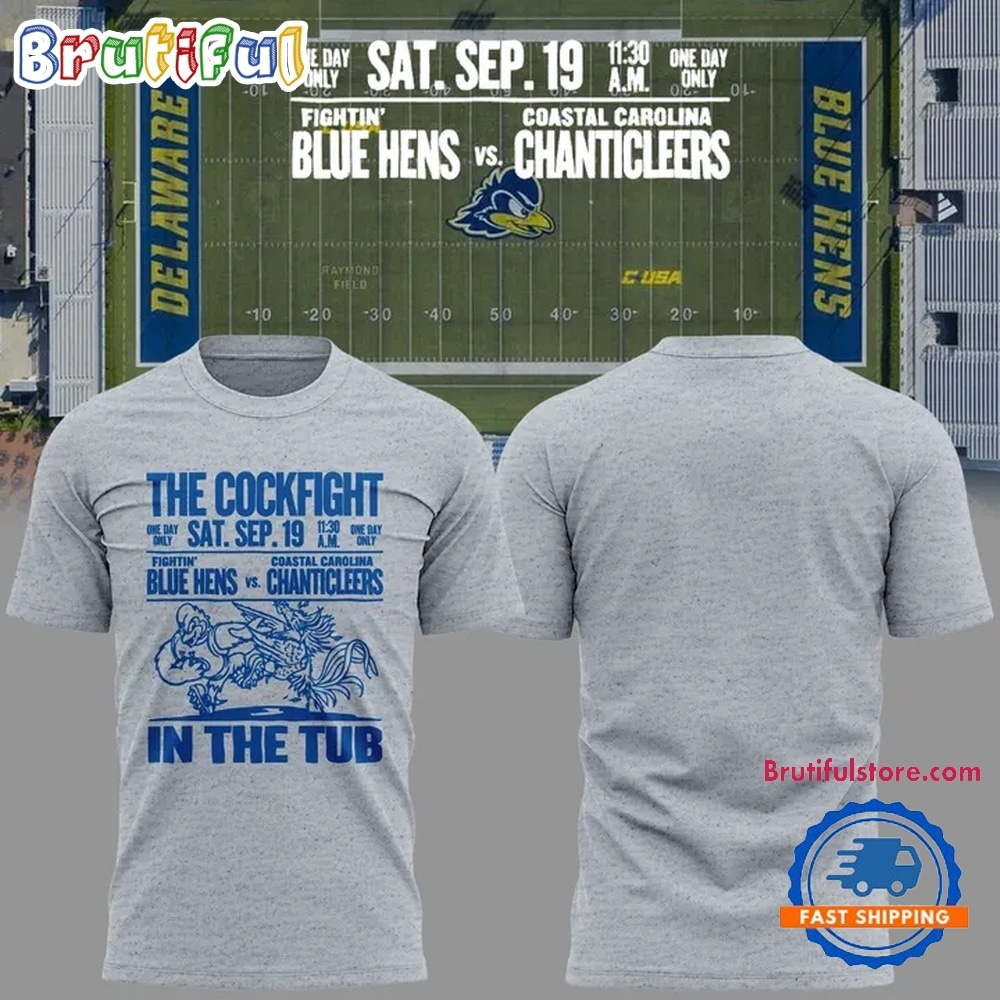 Delaware Fightin' Blue Hens Football The Cockfight 2026 Limited Edition 3D Shirt Delaware Fightin' Blue Hens Football The Cockfight 2026 Limited Edition 3D Shirt