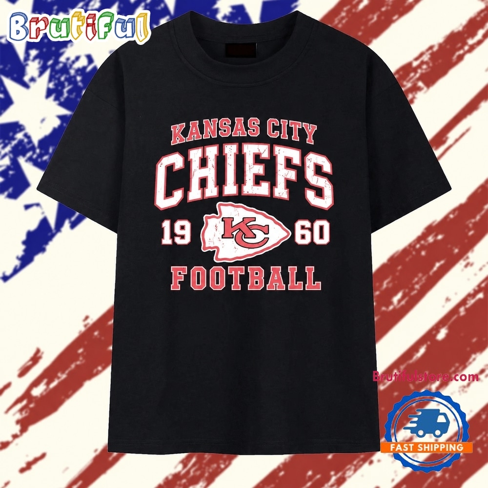 Distressed Kansas City Chiefs 1960 Football T Shirt Distressed Kansas City Chiefs 1960 Football T Shirt