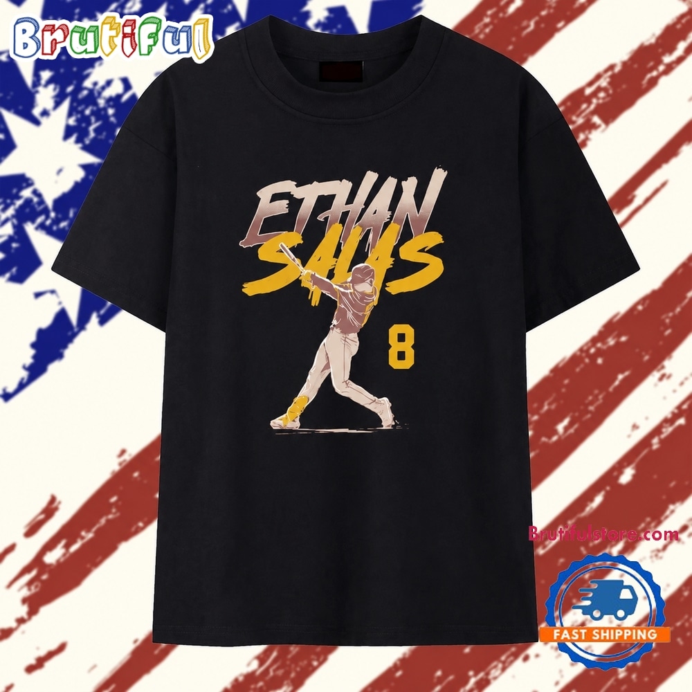 Ethan Salas Slugger Swing San Diego Padres T Shirt Ethan Salas Slugger Swing San Diego Padres T Shirt
