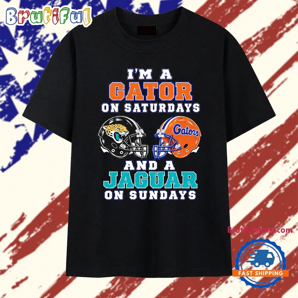 I’m a Gator on Saturdays and a Jaguar on Sundays T Shirt I’m a Gator on Saturdays and a Jaguar on Sundays T Shirt