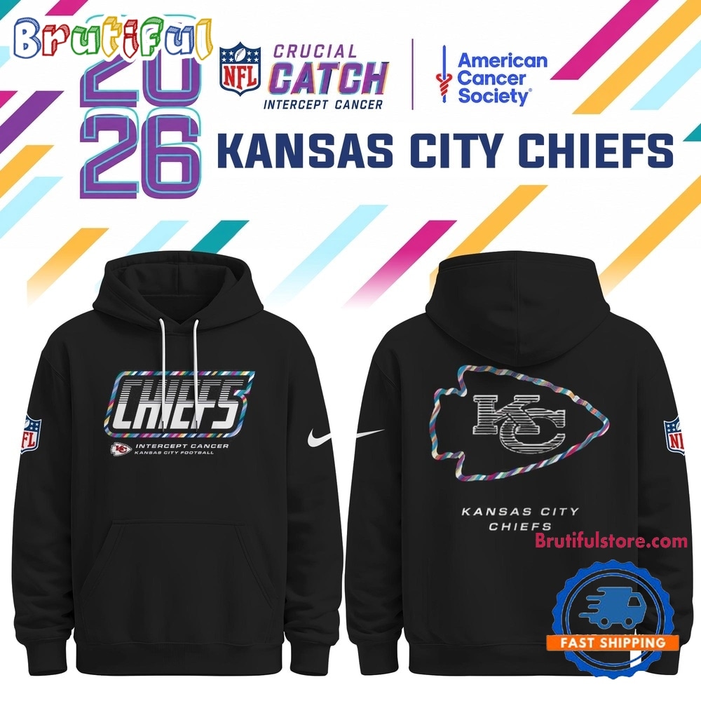 Kansas City Chiefs NFL Crucial Catch 2026 Limited Edition Black Hoodie Shirt Kansas City Chiefs NFL Crucial Catch 2026 Limited Edition Black Hoodie Shirt