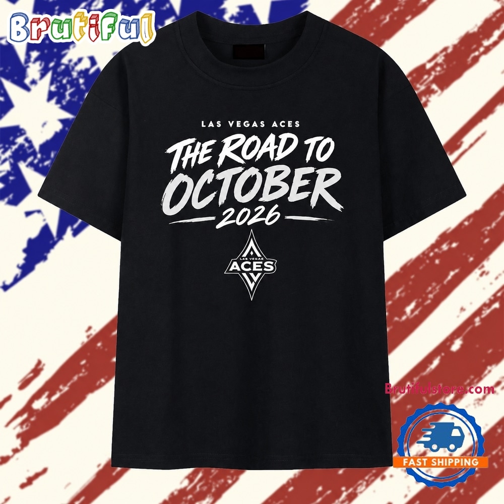 Las Vegas Aces The Road to October 2026 T Shirt Las Vegas Aces The Road to October 2026 T Shirt