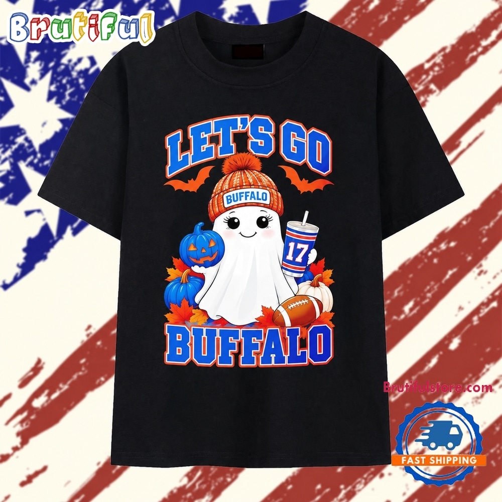 Let’s Go Buffalo Ghost with Number 17 Josh Allen T Shirt Let’s Go Buffalo Ghost with Number 17 Josh Allen T Shirt