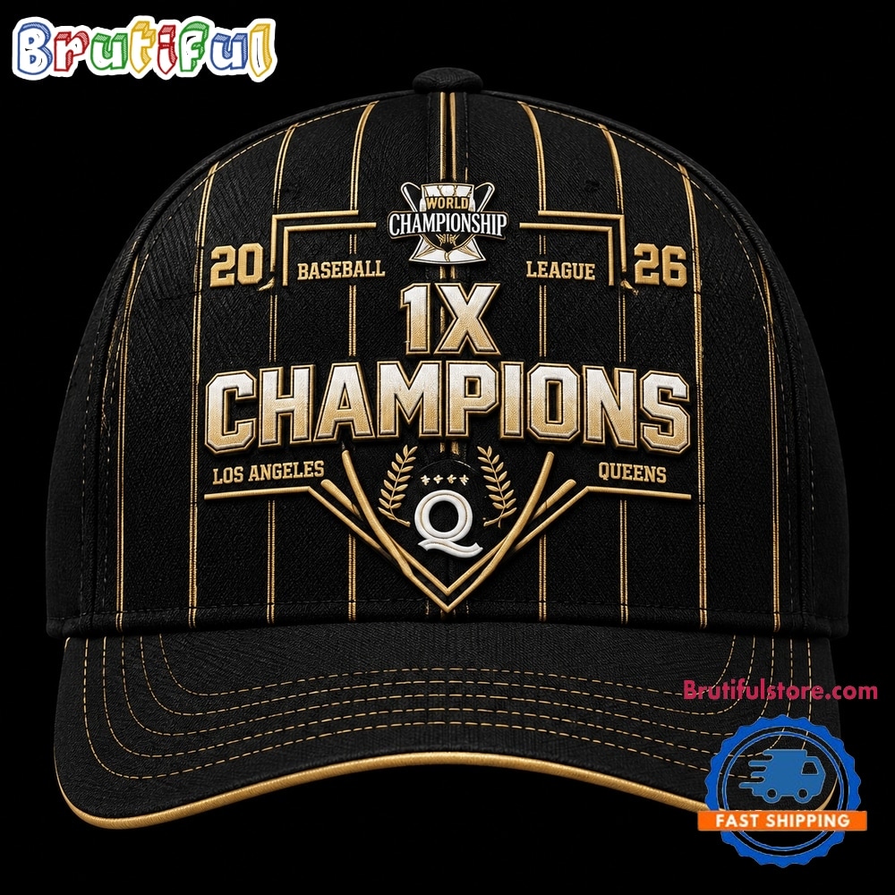Los Angeles Queens Champions 1X WPBL Baseball 2026 Cap Los Angeles Queens Champions 1X WPBL Baseball 2026 Cap