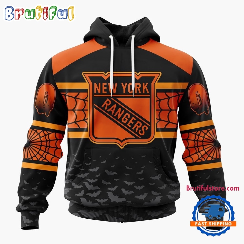 NHL New York Rangers Halloween Design Personalized Hoodie, T Shirt, Sweatshirt 1