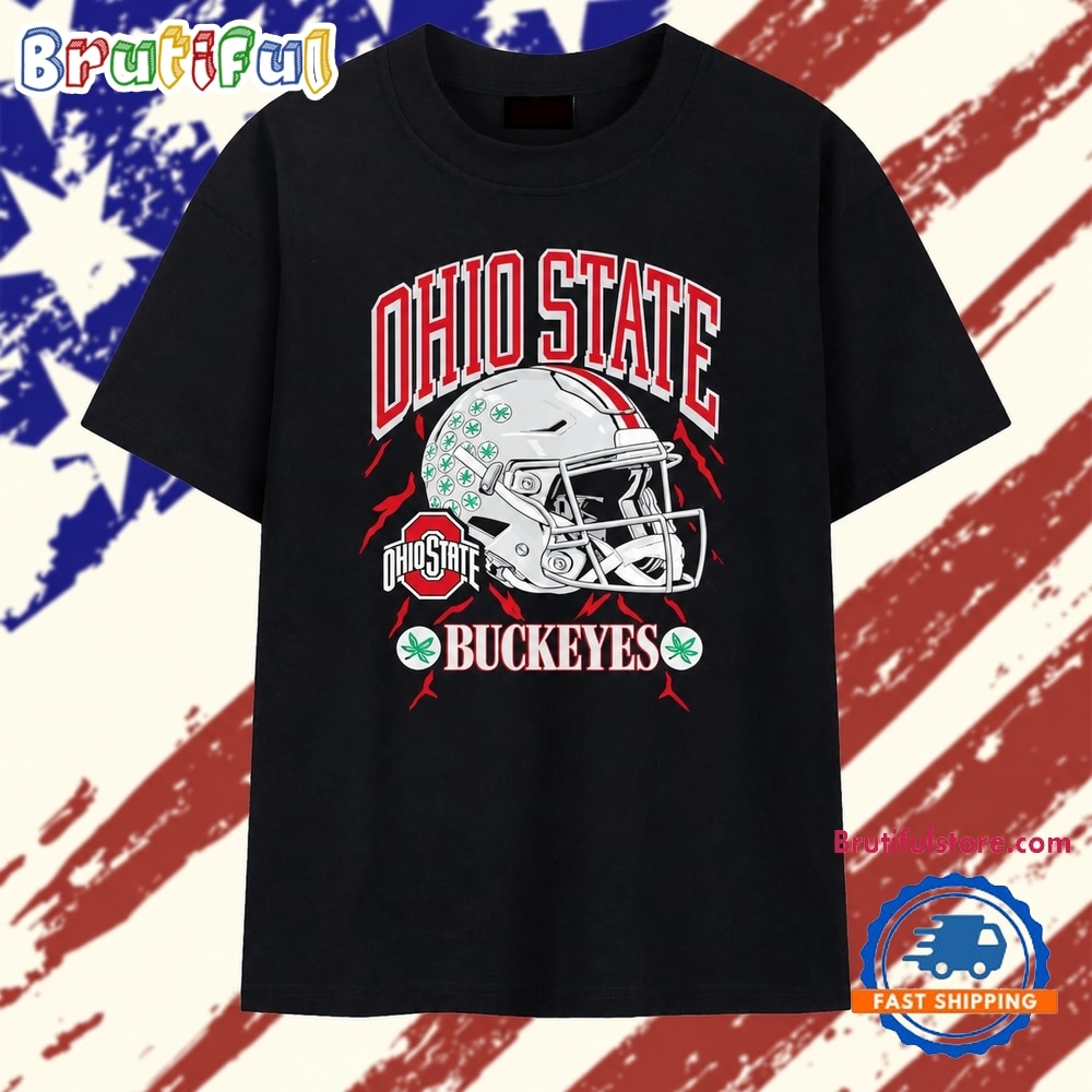 Ohio State Buckeyes Football Helmet NCAA T Shirt Ohio State Buckeyes Football Helmet NCAA T Shirt