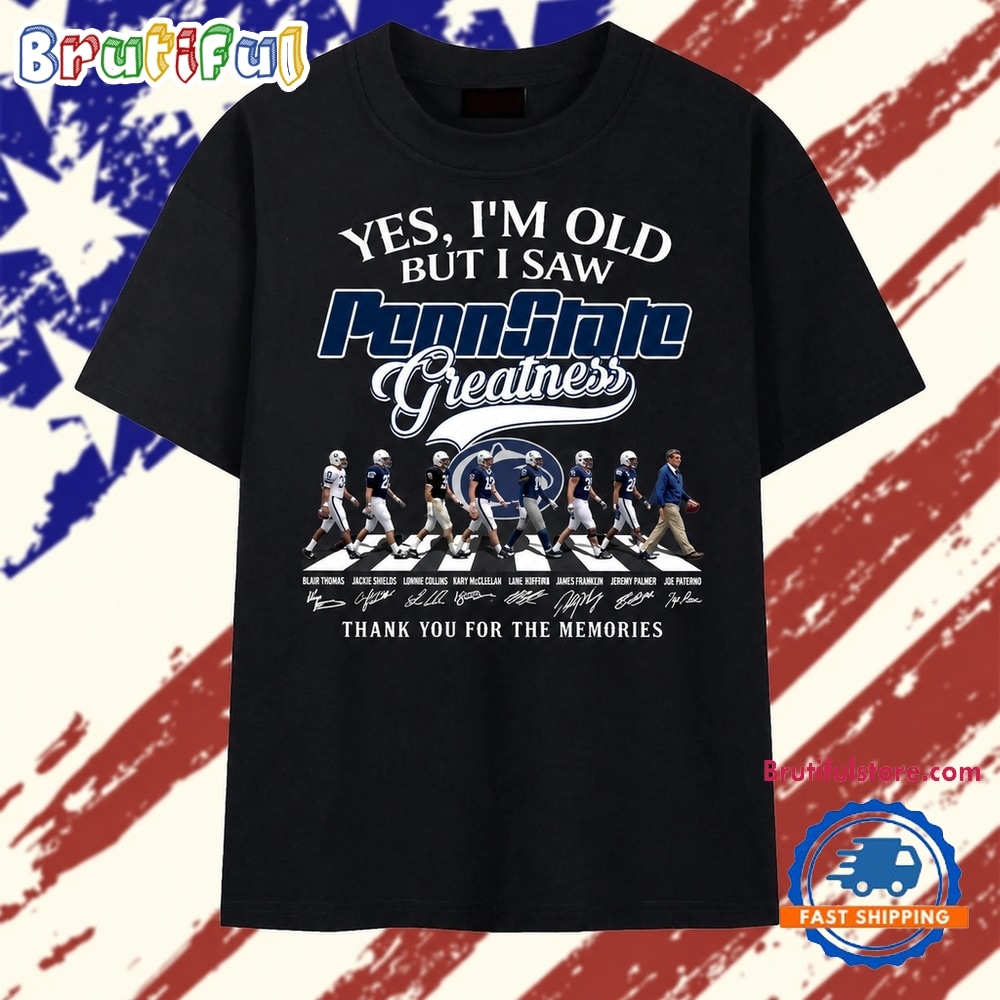 Penn State Nittany Lions Greatness Abbey Road Signatures Football 2026 T Shirt Penn State Nittany Lions Greatness Abbey Road Signatures Football 2026 T Shirt