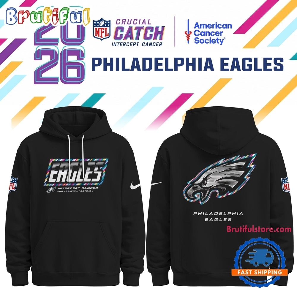 Philadelphia Eagles NFL Crucial Catch 2026 Limited Edition Black Hoodie Shirt Philadelphia Eagles NFL Crucial Catch 2026 Limited Edition Black Hoodie Shirt