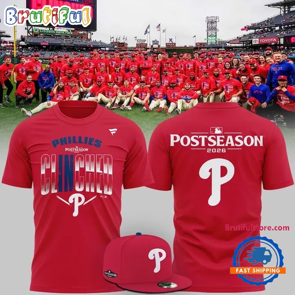 Philadelphia Phillies 2026 MLB Postseason Special Edition T Shirt Philadelphia Phillies 2026 MLB Postseason Special Edition T Shirt