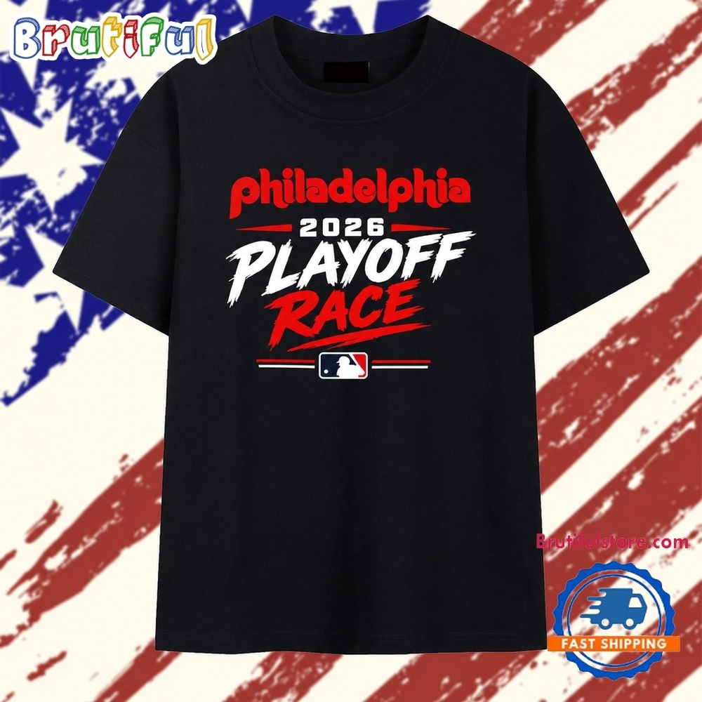 Philadelphia Phillies 2026 Playoff Race Baseball T Shirt Philadelphia Phillies 2026 Playoff Race Baseball T Shirt