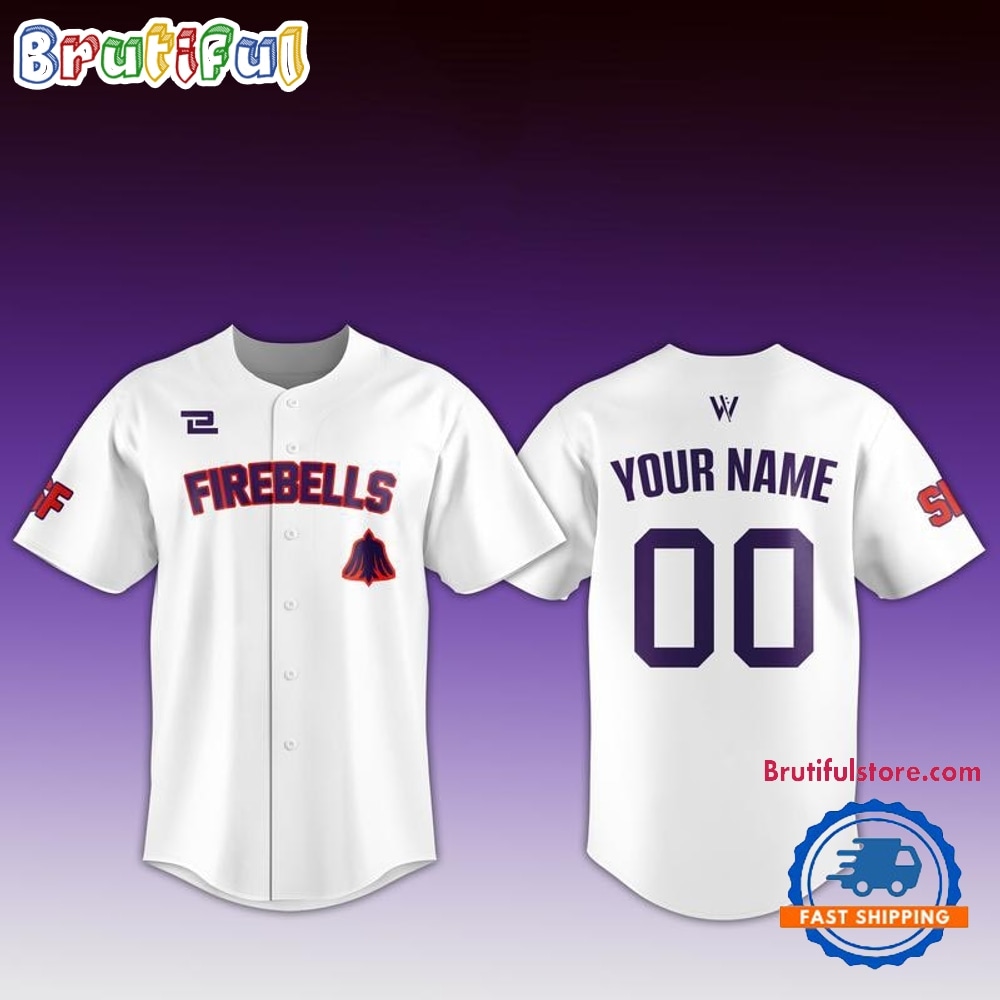 San Francisco Firebells WPBL 2026 Season Home Away Custom Baseball Jersey San Francisco Firebells WPBL 2026 Season Home Away Custom Baseball Jersey