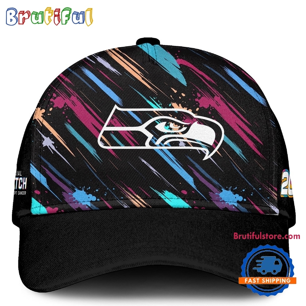 Seattle Seahawks NFL 2026 Crucial Catch Limited Edition Black Cap Seattle Seahawks NFL 2026 Crucial Catch Limited Edition Black Cap