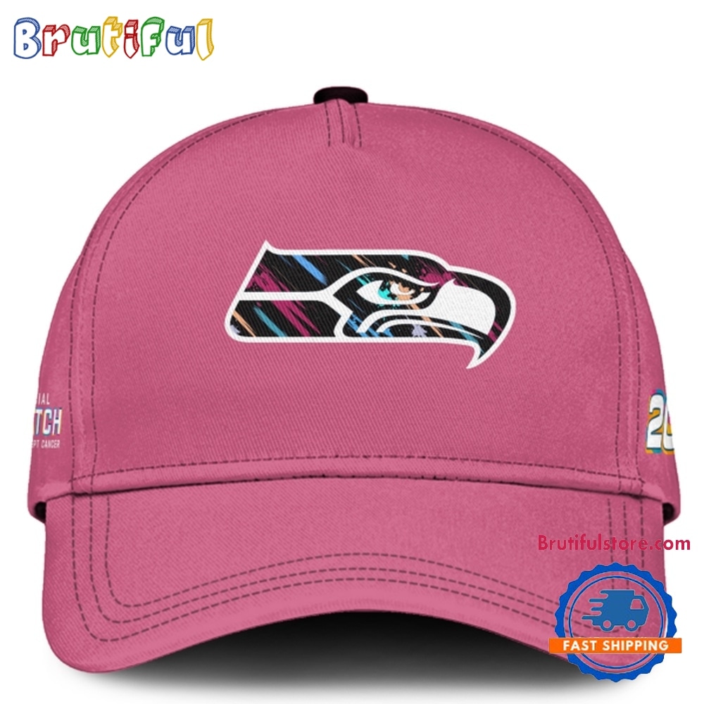 Seattle Seahawks NFL 2026 Crucial Catch Limited Edition Pink Classic Cap Seattle Seahawks NFL 2026 Crucial Catch Limited Edition Pink Classic Cap