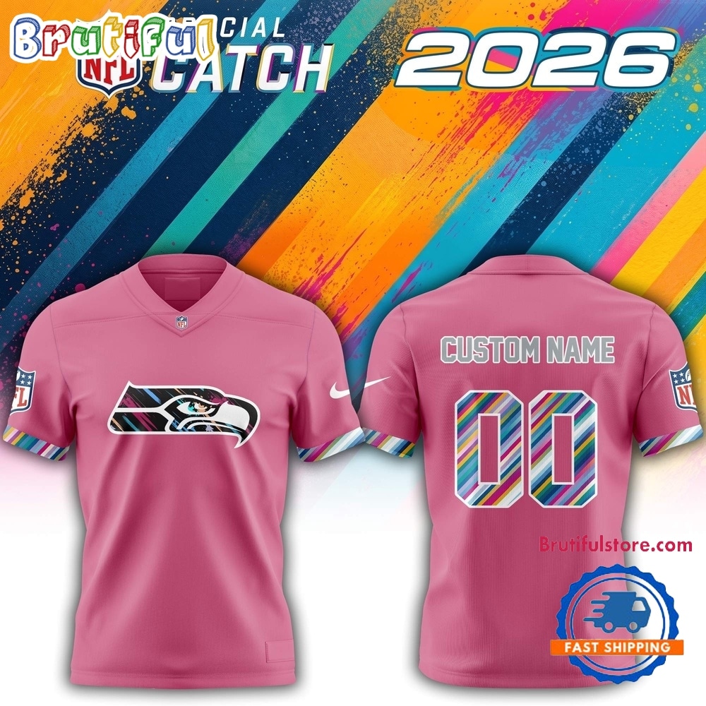 Seattle Seahawks NFL 2026 Crucial Catch Limited Edition Pink Football Jersey Seattle Seahawks NFL 2026 Crucial Catch Limited Edition Pink Football Jersey