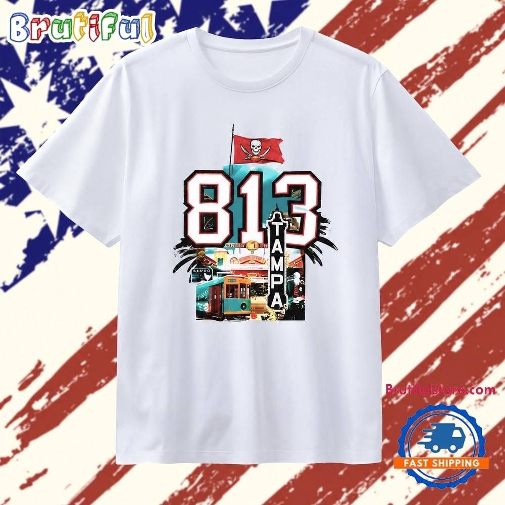 Tampa Bay Buccaneers 813 Tampa Centro Ybor T Shirt Tampa Bay Buccaneers 813 Tampa Centro Ybor T Shirt