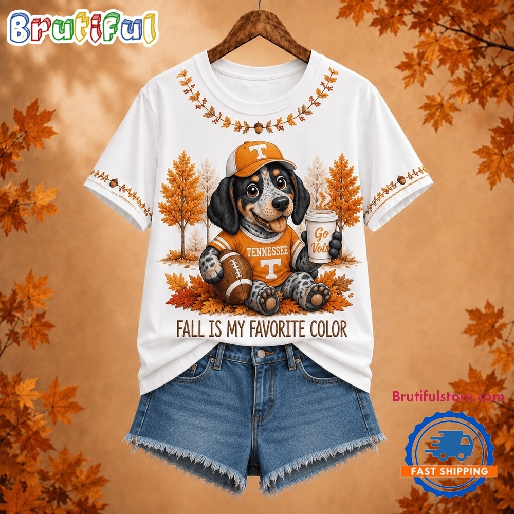 Tennessee Volunteers NCAA Fall Is My Favorite Color Football Unisex 3D Shirt Tennessee Volunteers NCAA Fall Is My Favorite Color Football Unisex 3D Shirt