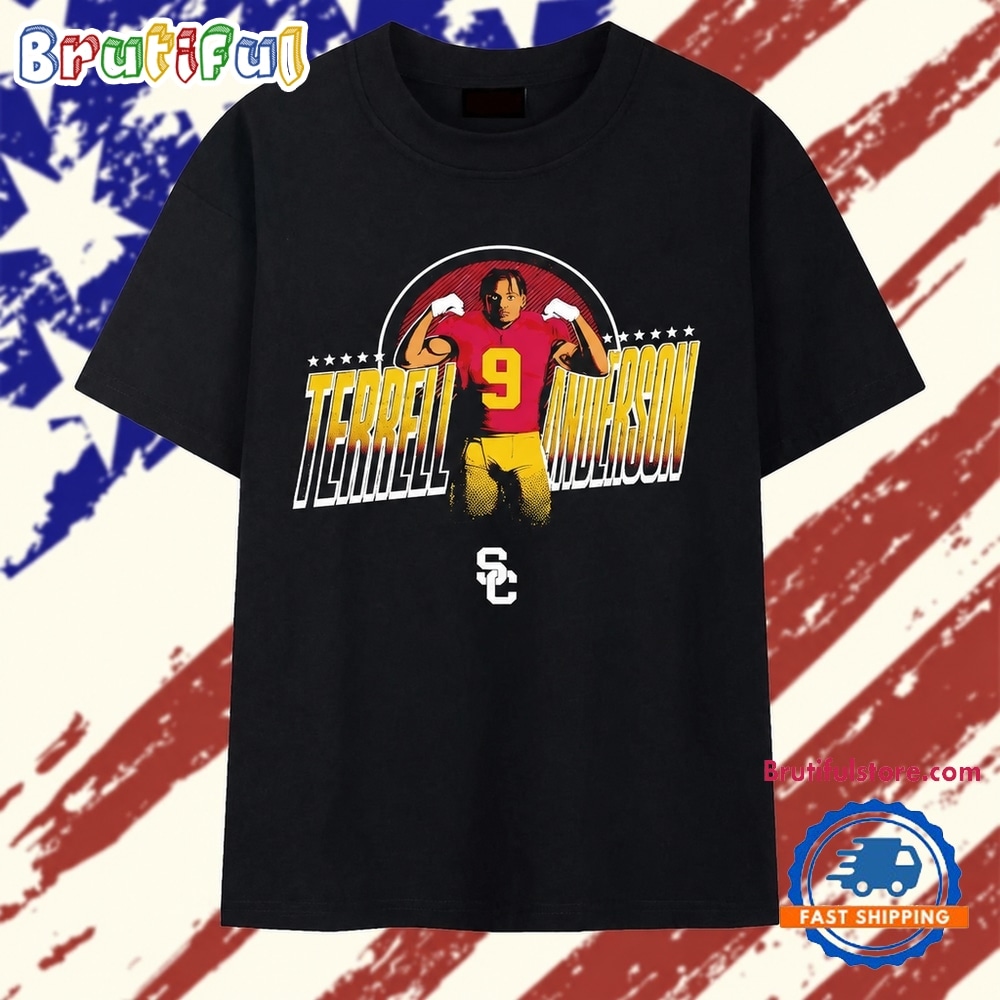 Terrell Anderson 9 USC Trojans Football Player T Shirt Terrell Anderson 9 USC Trojans Football Player T Shirt