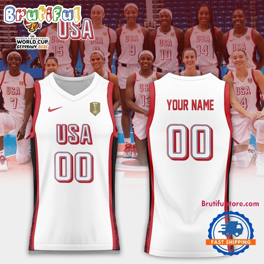USA Basketball 2026 FIBA Women’s World Cup Limited Edition White Jersey Shirt USA Basketball 2026 FIBA Women’s World Cup Limited Edition White Jersey Shirt