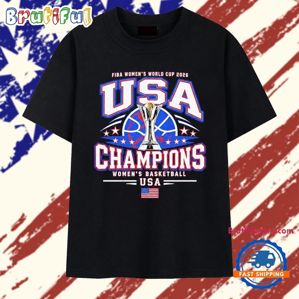 USA Women’s Basketball FIBA World Cup 2026 Champions T Shirt USA Women’s Basketball FIBA World Cup 2026 Champions T Shirt