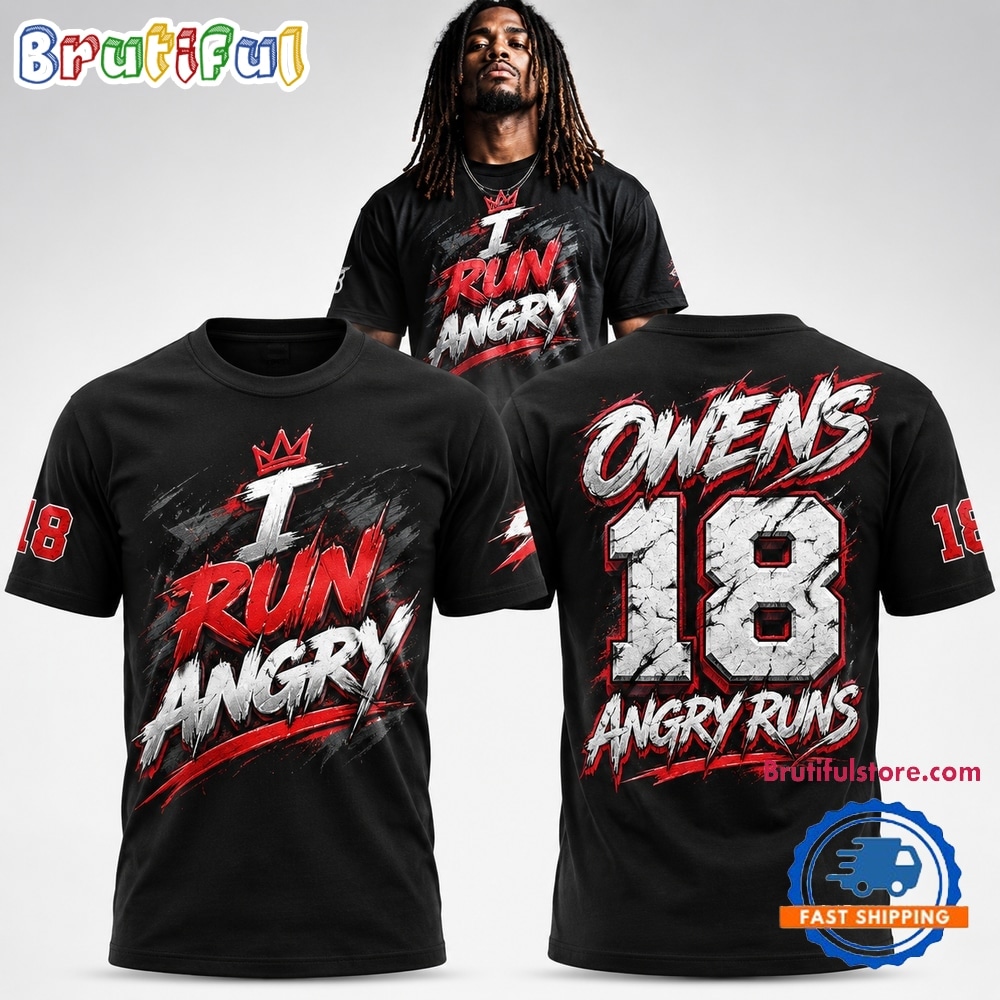 Washington Commanders Tyler Owens I Run Angry 2026 Black 3D Shirt Washington Commanders Tyler Owens I Run Angry 2026 Black 3D Shirt