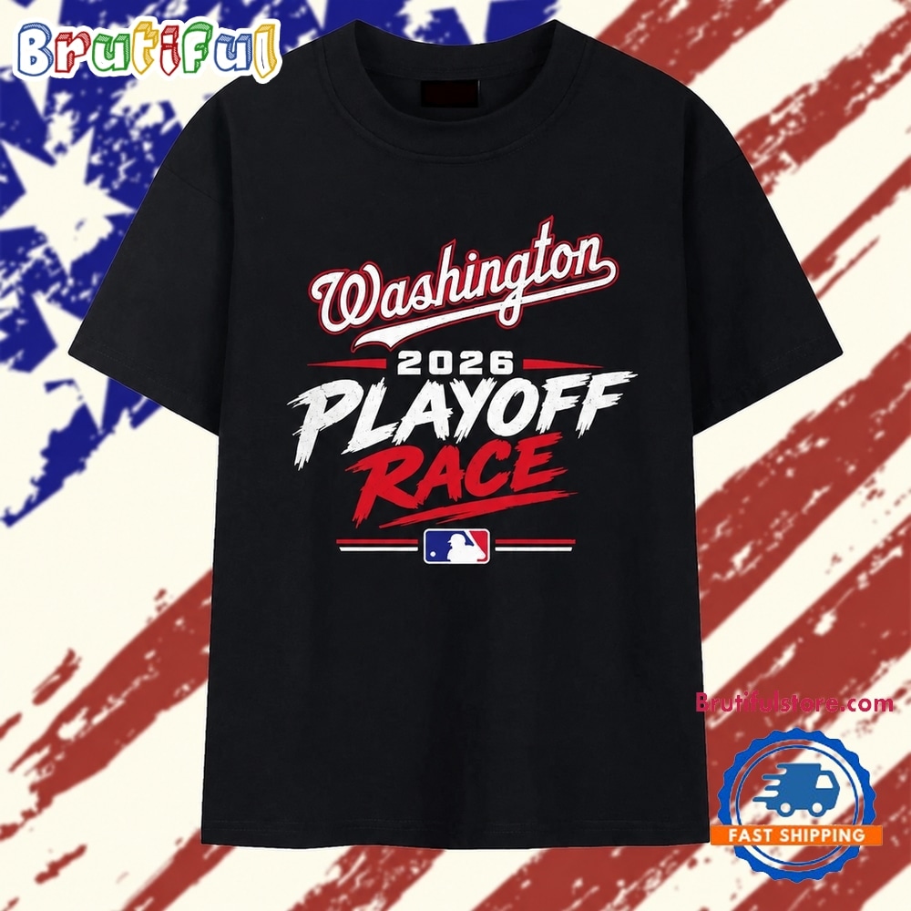 Washington Nationals 2026 Playoff Race Baseball T Shirt Washington Nationals 2026 Playoff Race Baseball T Shirt