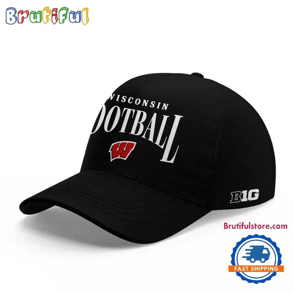 Wisconsin Badgers Football Head Coach Luke Fickell Jump Around 2026 Cap Wisconsin Badgers Football Head Coach Luke Fickell Jump Around 2026 Cap