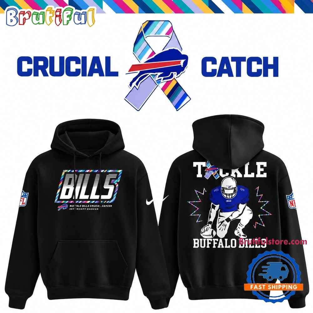 Buffalo Bills Crucial Catch Intercept Cancer 2026 Hoodie Buffalo Bills Crucial Catch Intercept Cancer 2026 Hoodie