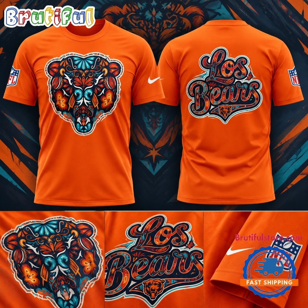 Chicago Bears 2026 Latino Heritage Month Vamos Bears Limited Edition 3D Shirt Chicago Bears 2026 Latino Heritage Month Vamos Bears Limited Edition 3D Shirt