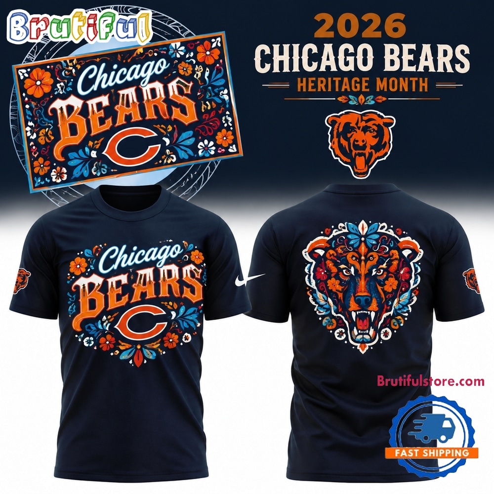 Chicago Bears 2026 Latino Heritage Month Vamos Bears T Shirt Chicago Bears 2026 Latino Heritage Month Vamos Bears T Shirt