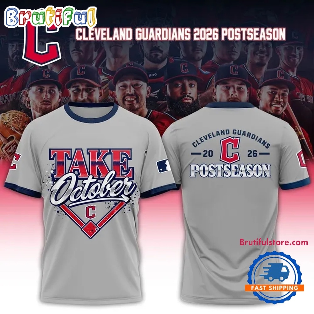 Cleveland Guardians 2026 Take October Limited Edition 3D Shirt Cleveland Guardians 2026 Take October Limited Edition 3D Shirt