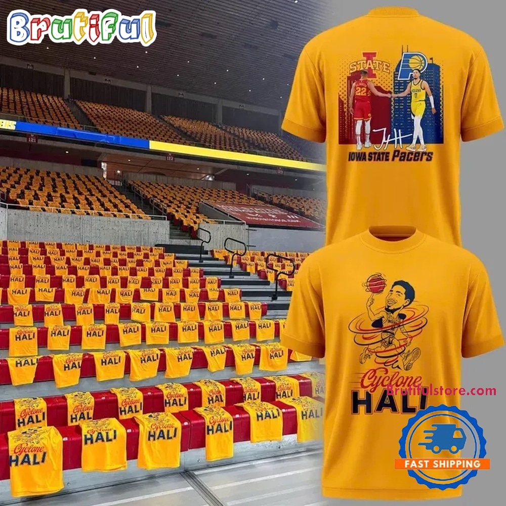 Cyclone Hali Tyrese Haliburton Signatures Iowa State Cyclones Limited Edition 3D Shirt Cyclone Hali Tyrese Haliburton Signatures Iowa State Cyclones Limited Edition 3D Shirt